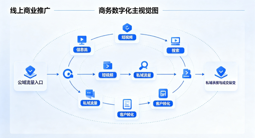 德保县线上商业推广怎么做？全域流量闭环搭建与低成本转化实战指南